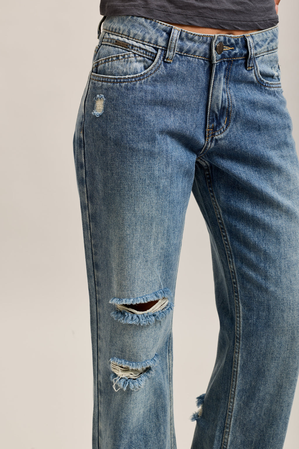 TOXIK3 WORN STRETCH STRAIGHT JEAN PANTS
