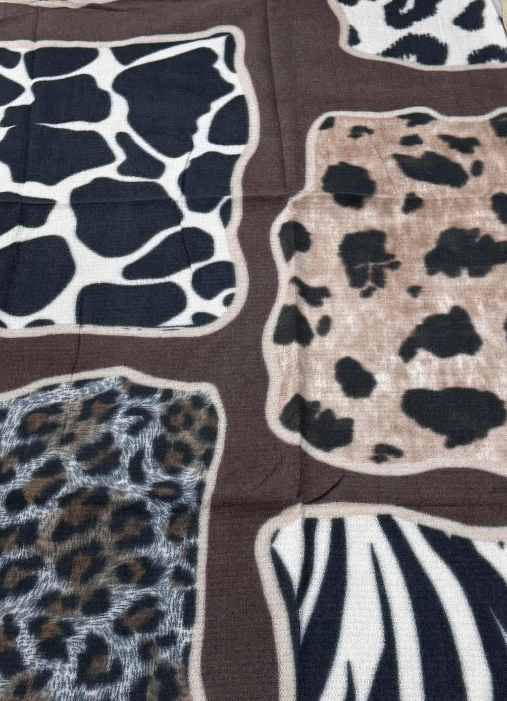 Safari Patchwork Scarf