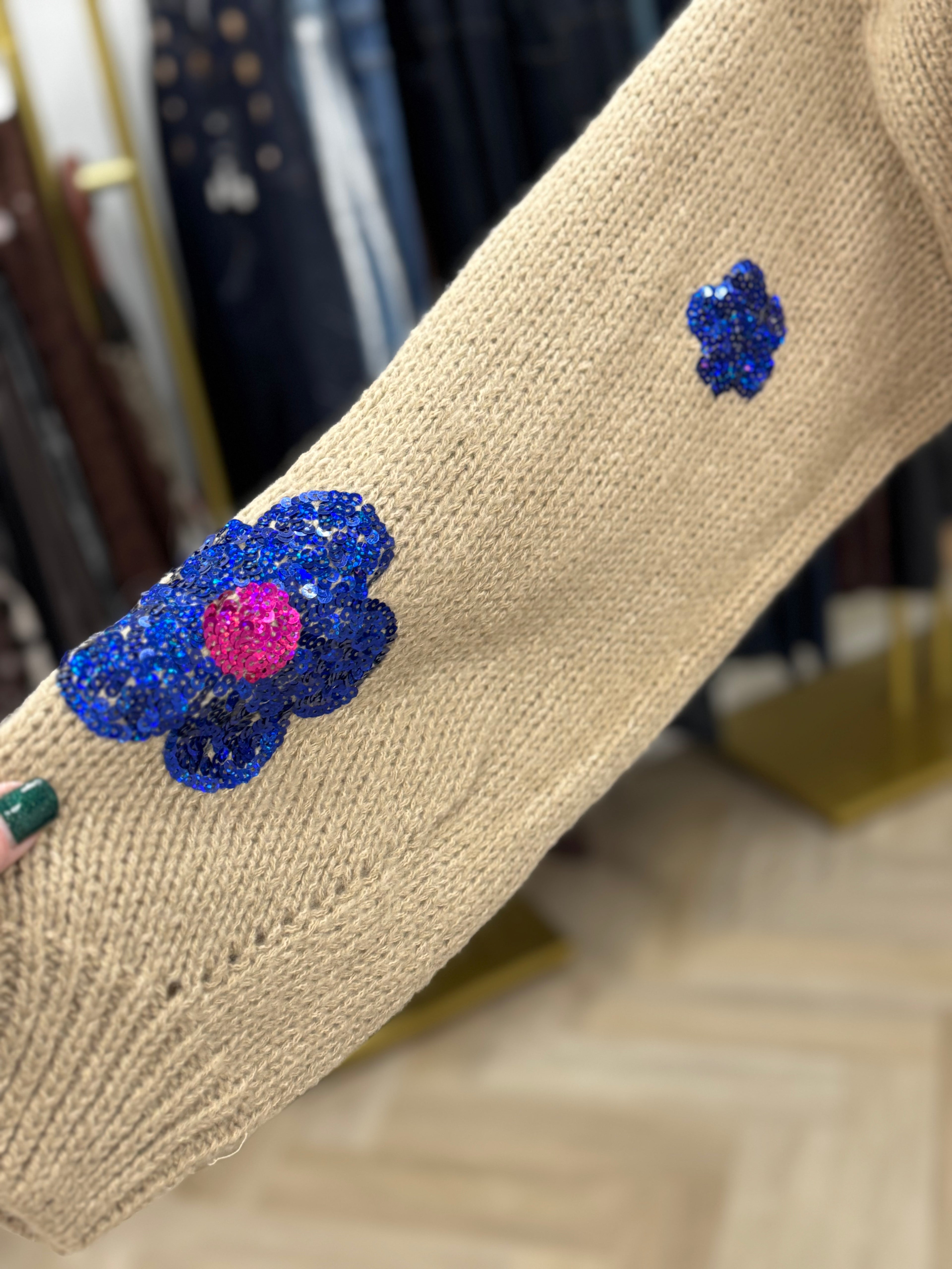 Flower Bloom Cardigan Final Sale Price No Returns