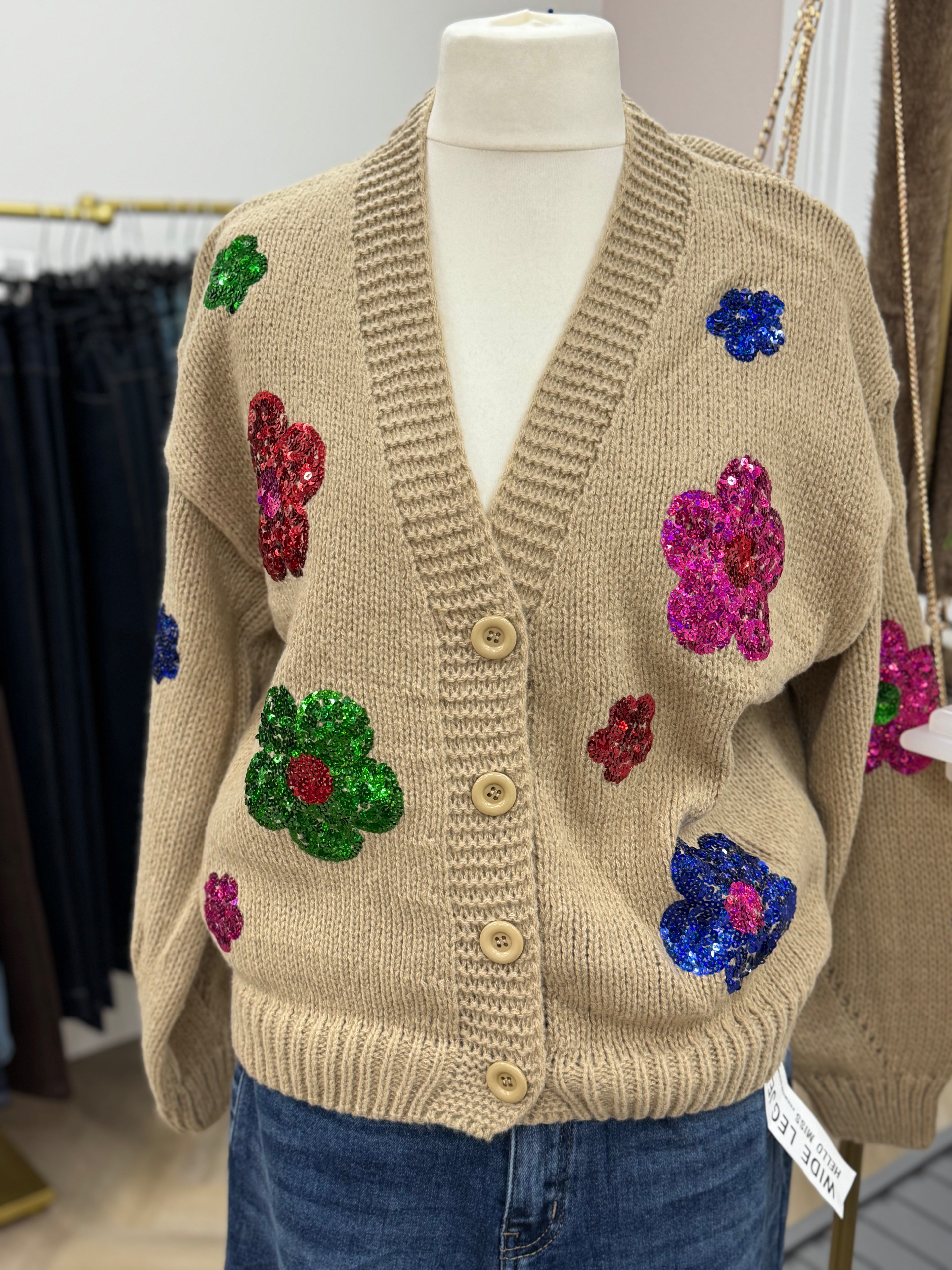 Flower Bloom Cardigan Final Sale Price No Returns