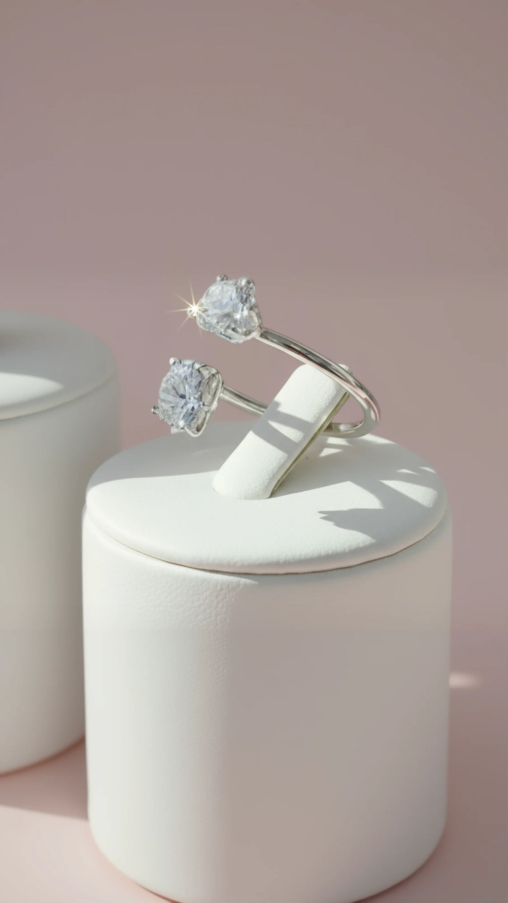 Double Brilliance Stackable Ring