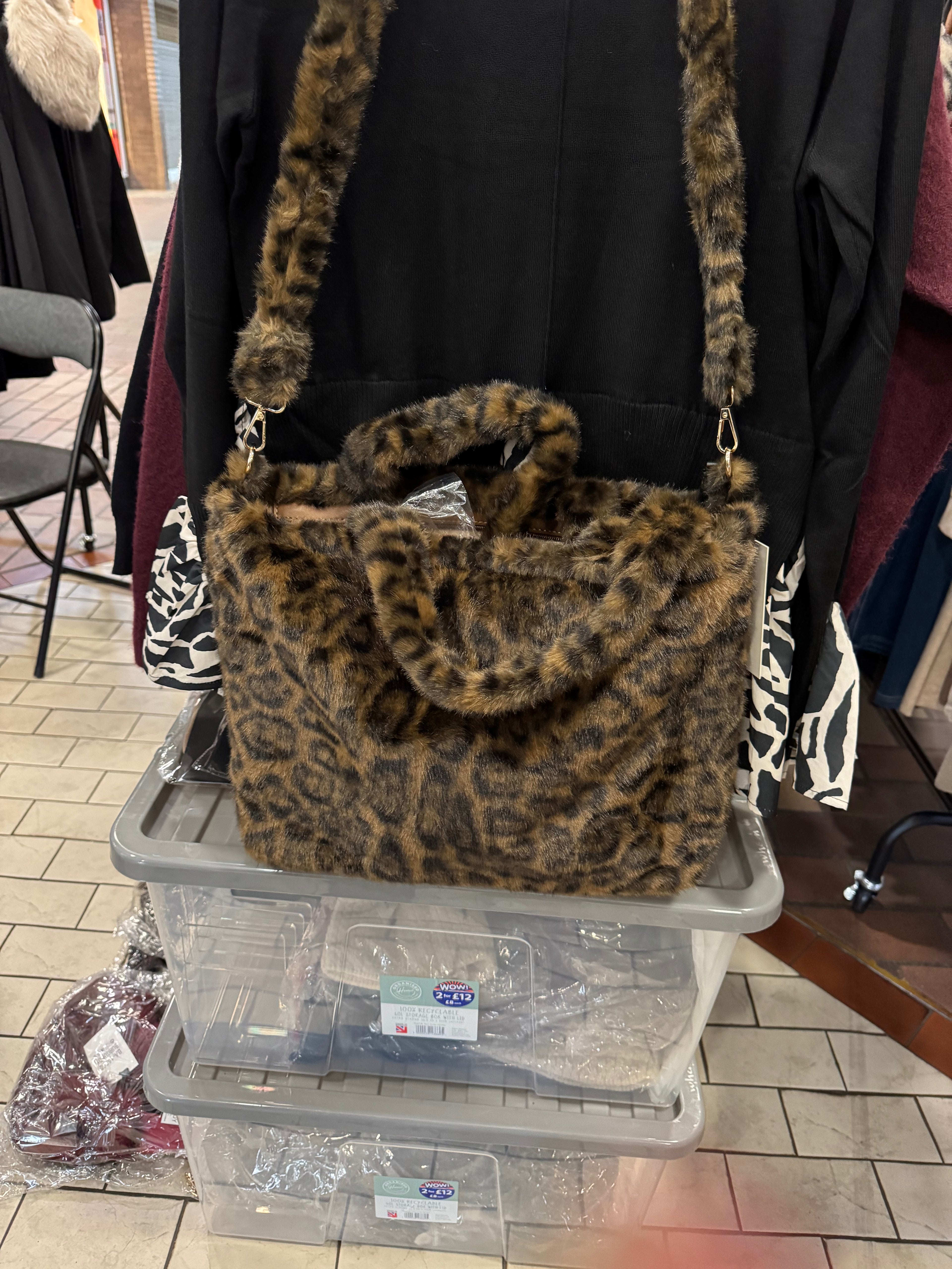 Luna Prowl Faux Fur Tote