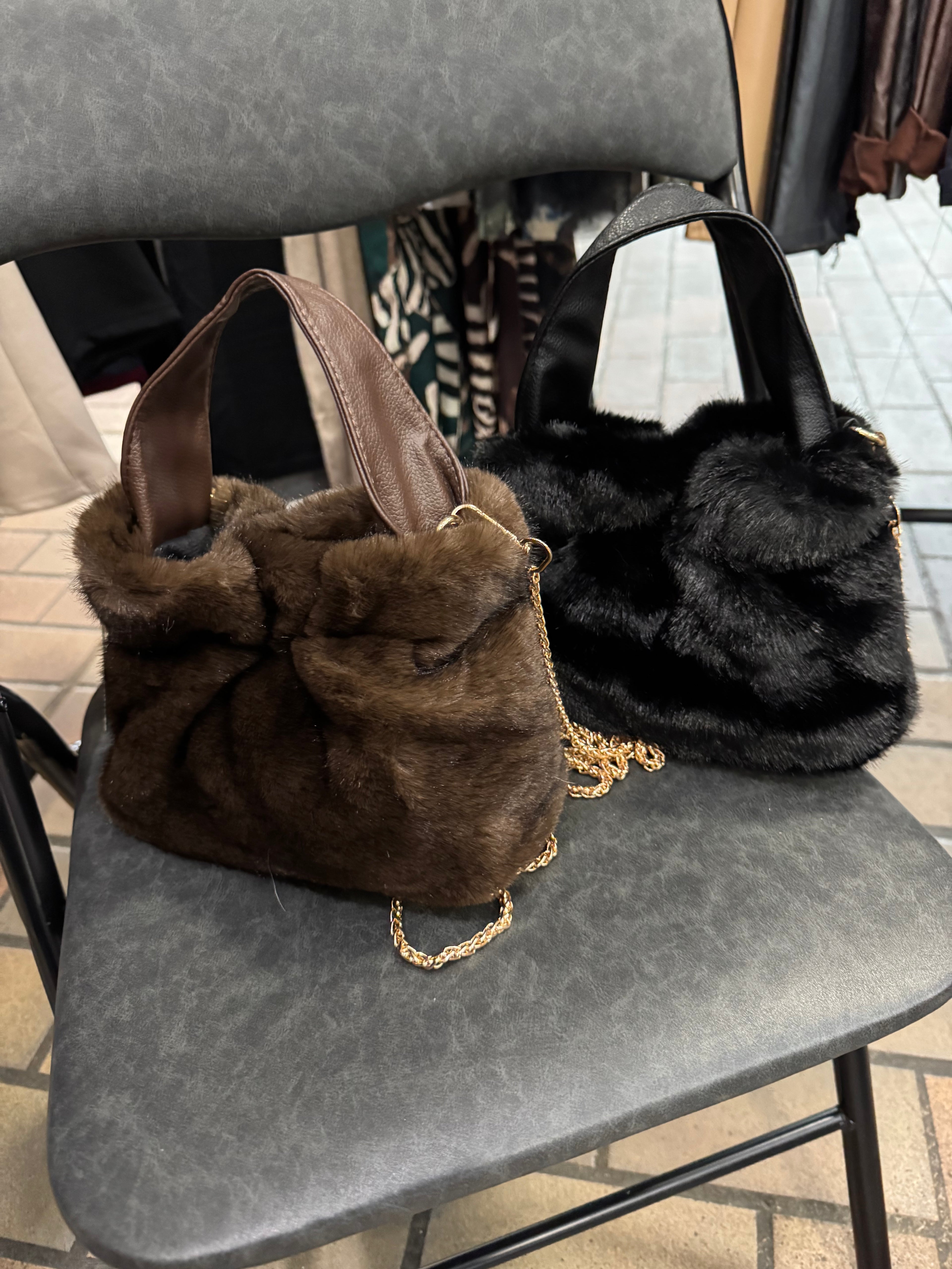 Noir & Cocoa Luxe Handbag 👜