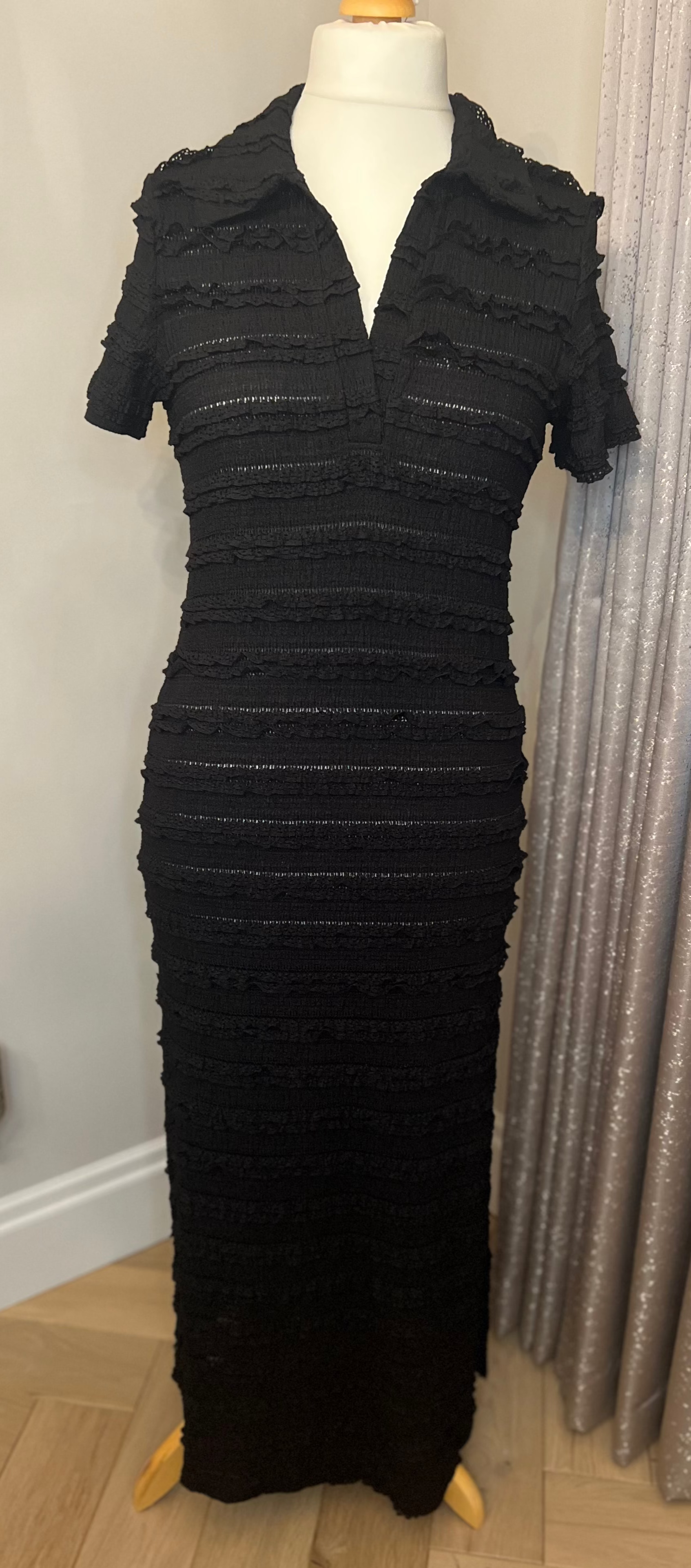 Freya Ruffle Short Sleeve Maxi Dress