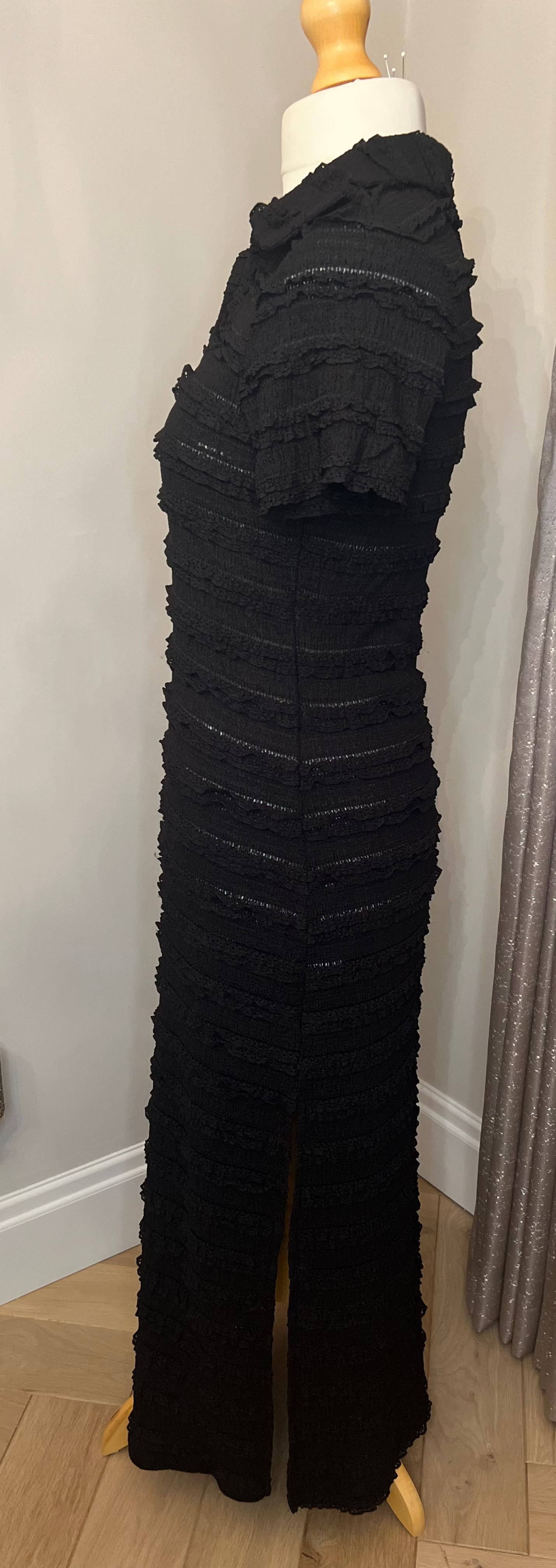 Freya Ruffle Short Sleeve Maxi Dress