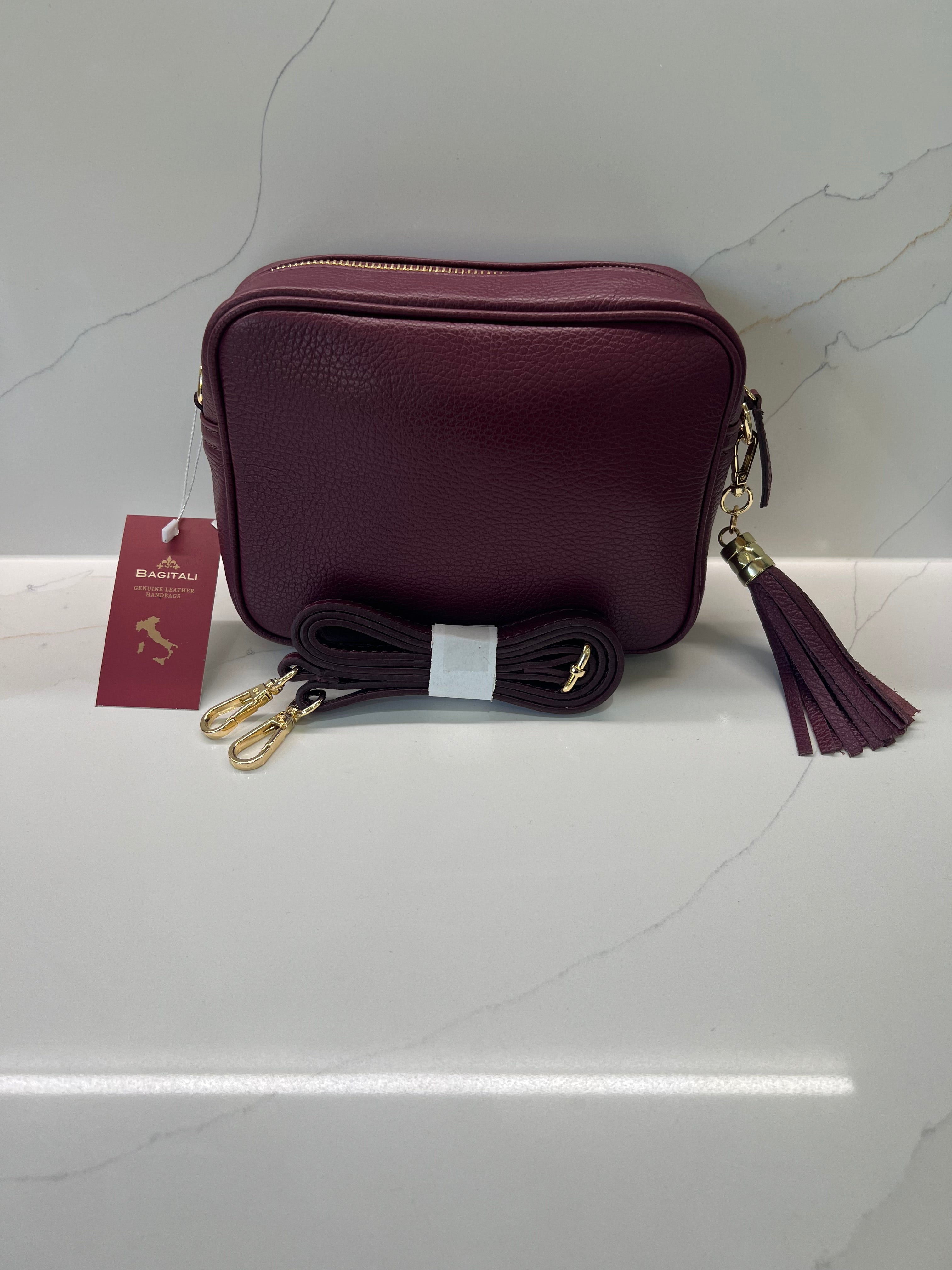 📸 Italian Leather Camera Bag