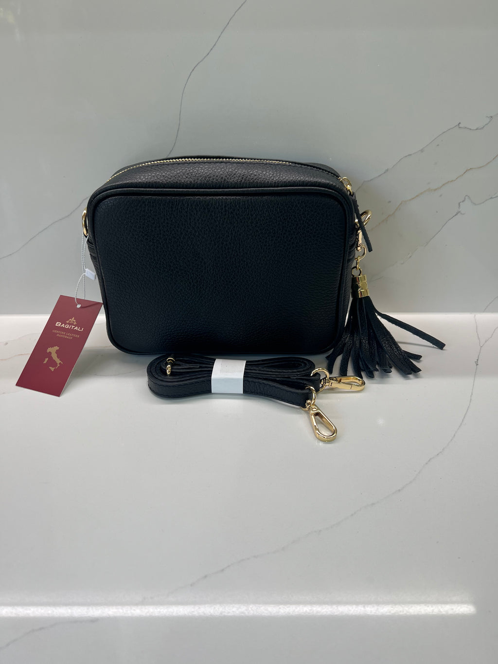 📸 Italian Leather Camera Bag