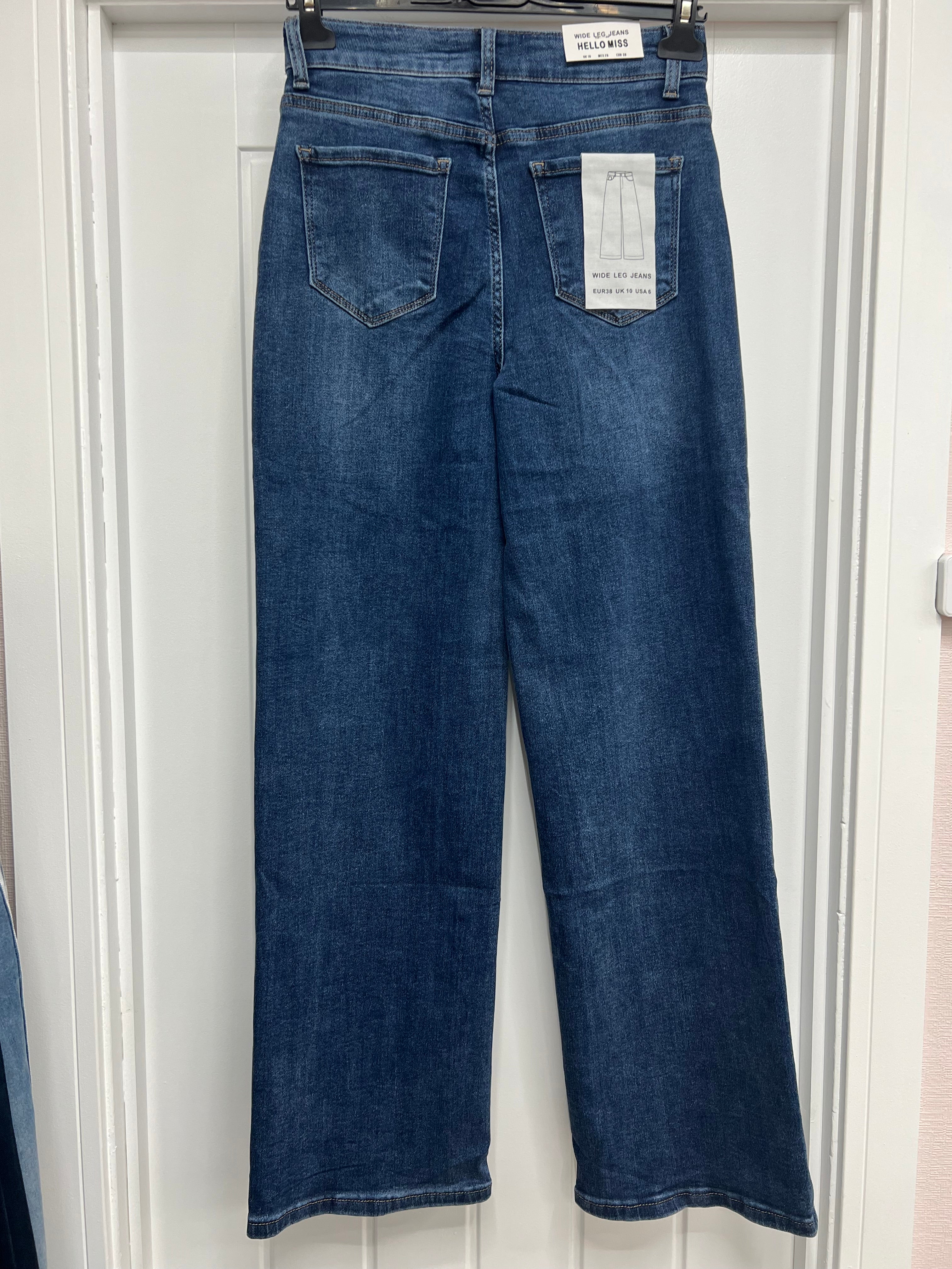 💙 Starlit Loop Wide Leg Jeans