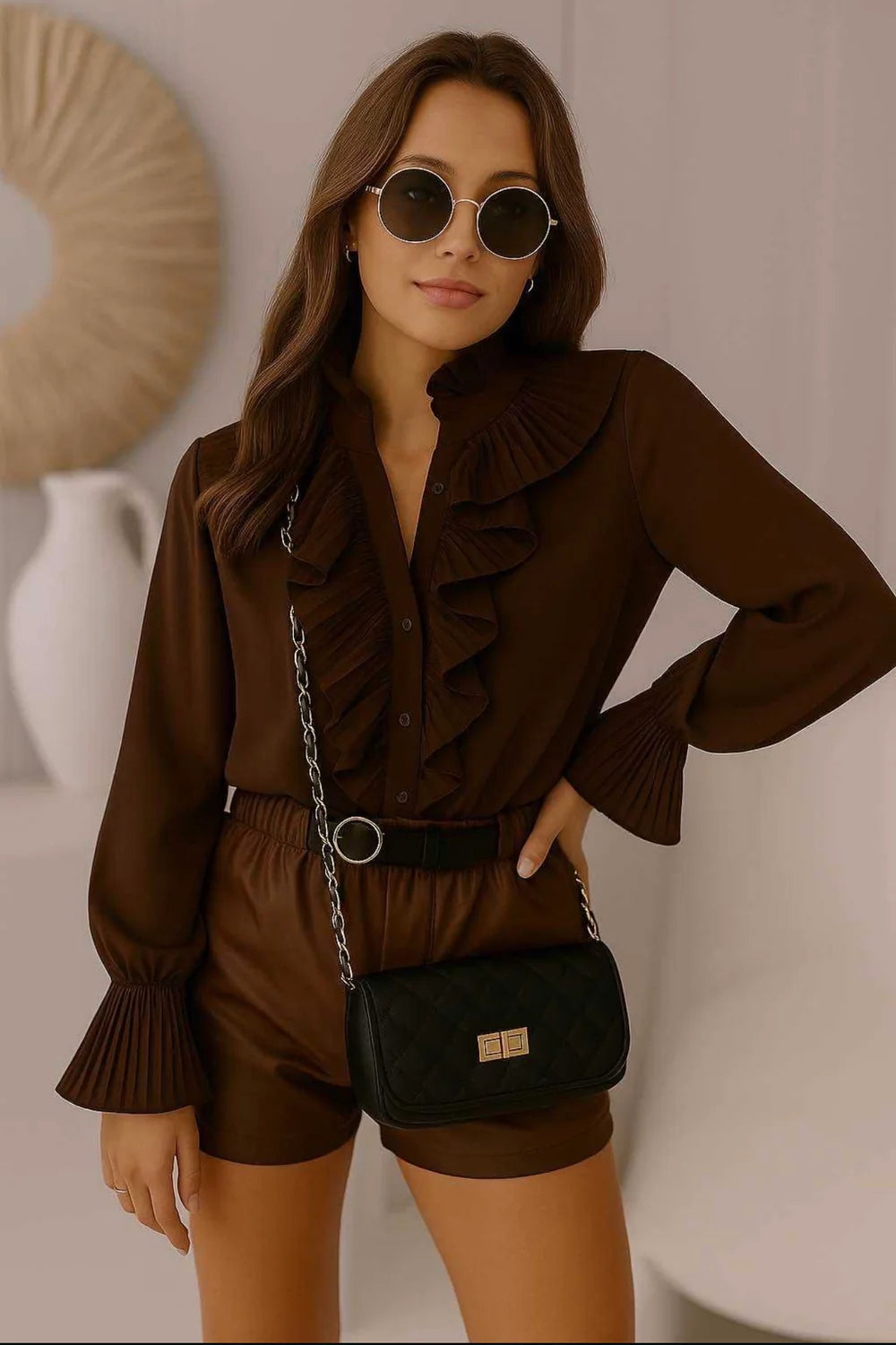 Ruffle Reverie Blouse