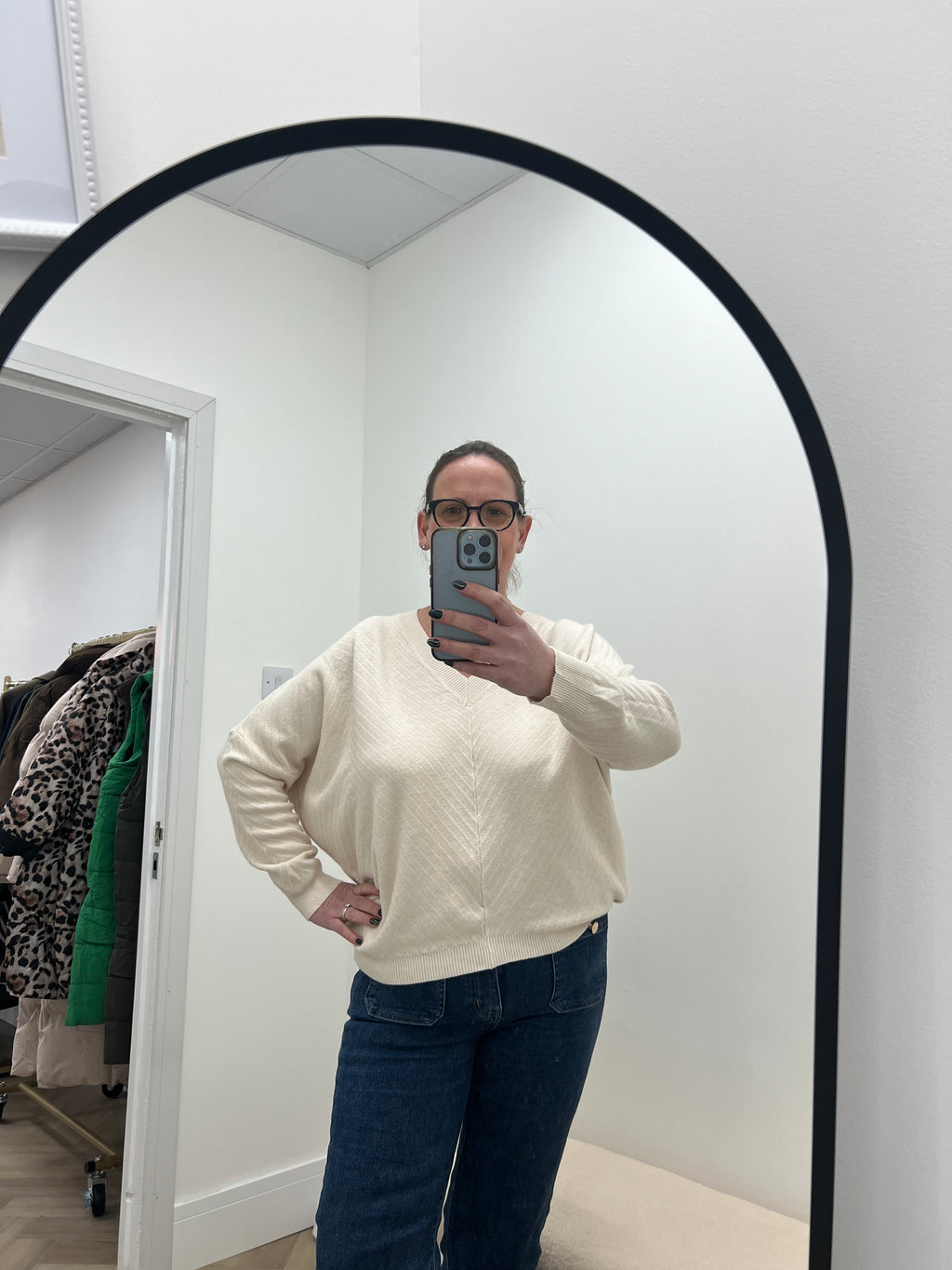 Veda V-Neck Knit Jumper