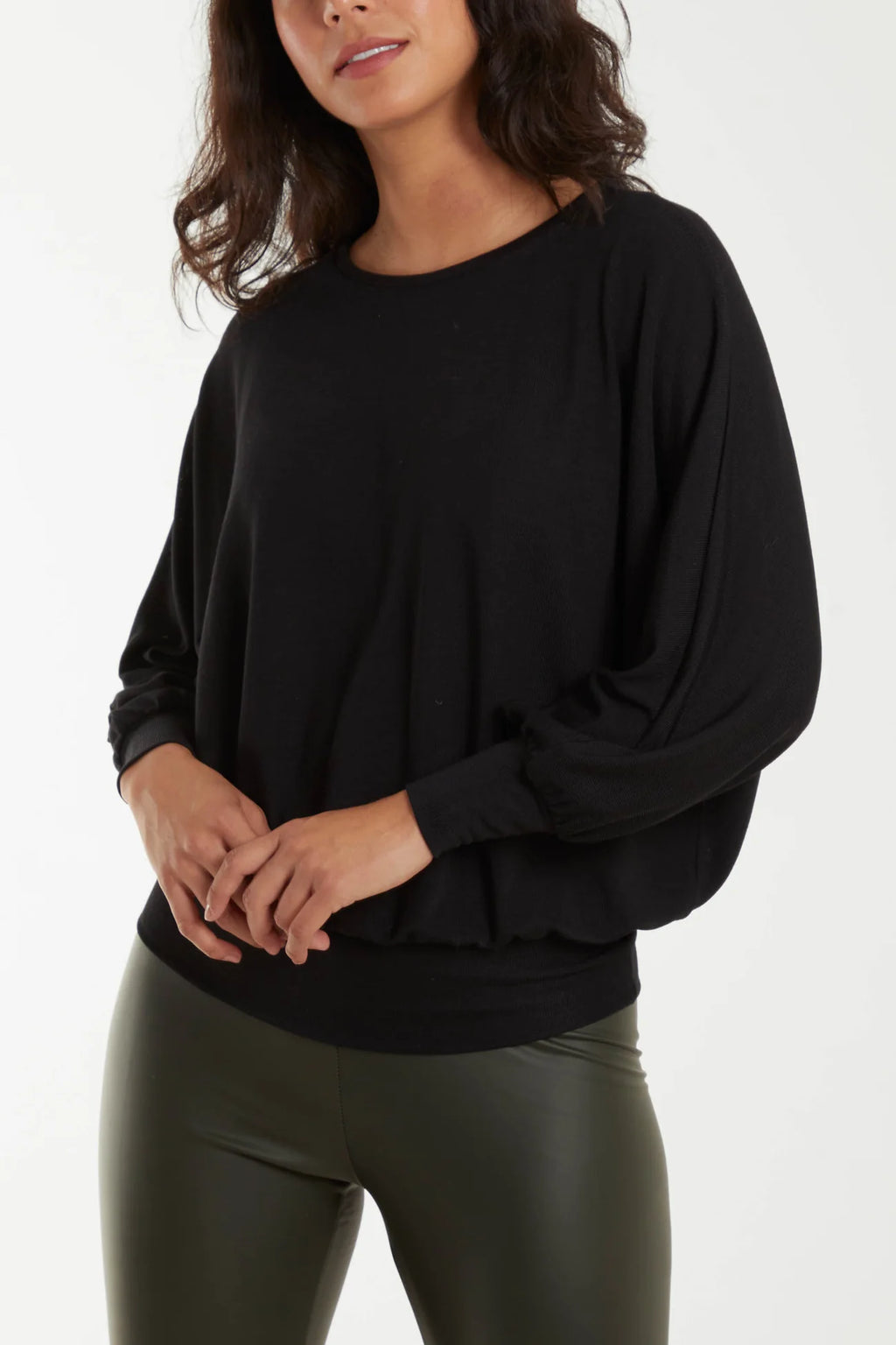 Clara Diamante Heart Button Back Top