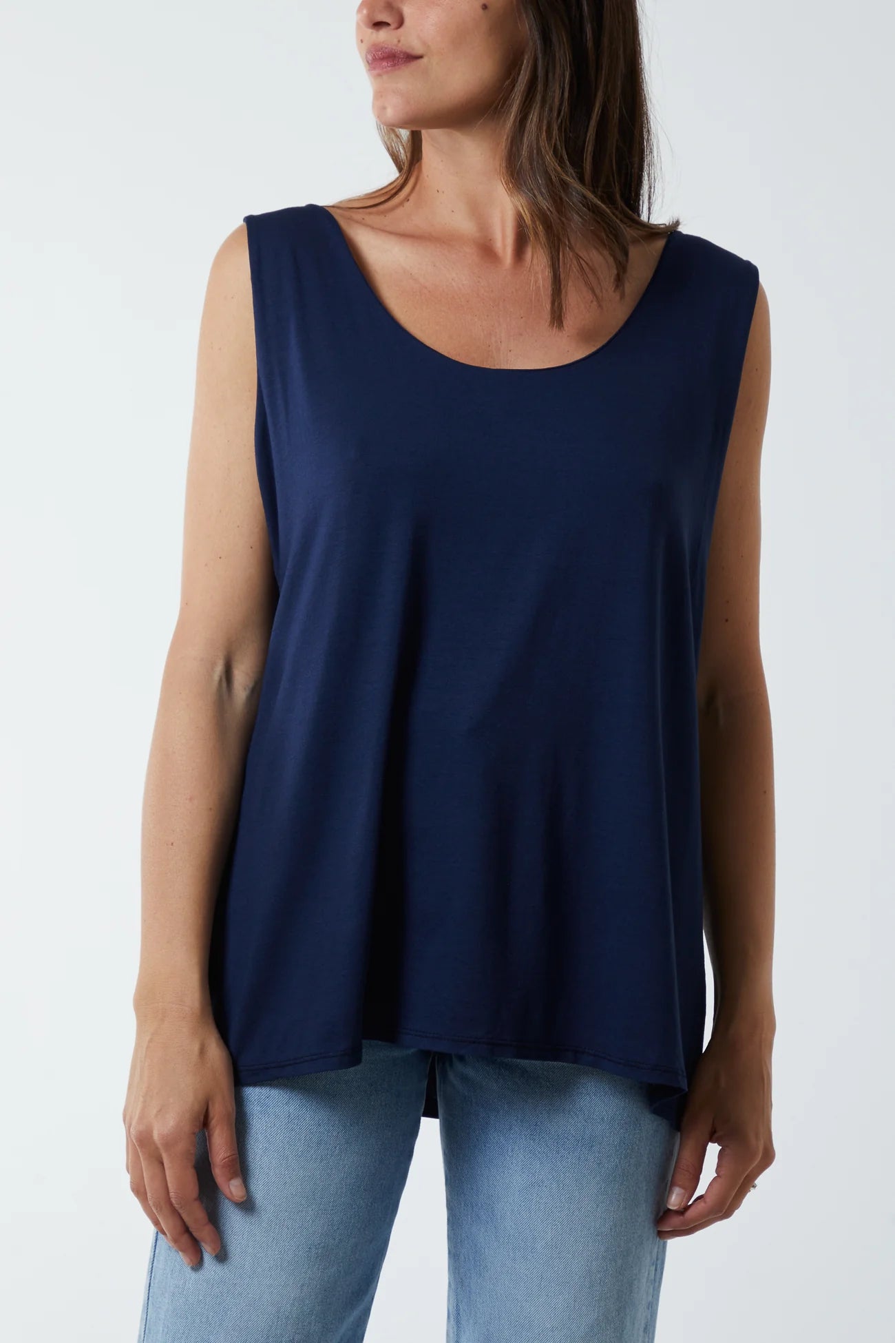 Sienna Curve Scoop Neck Vest