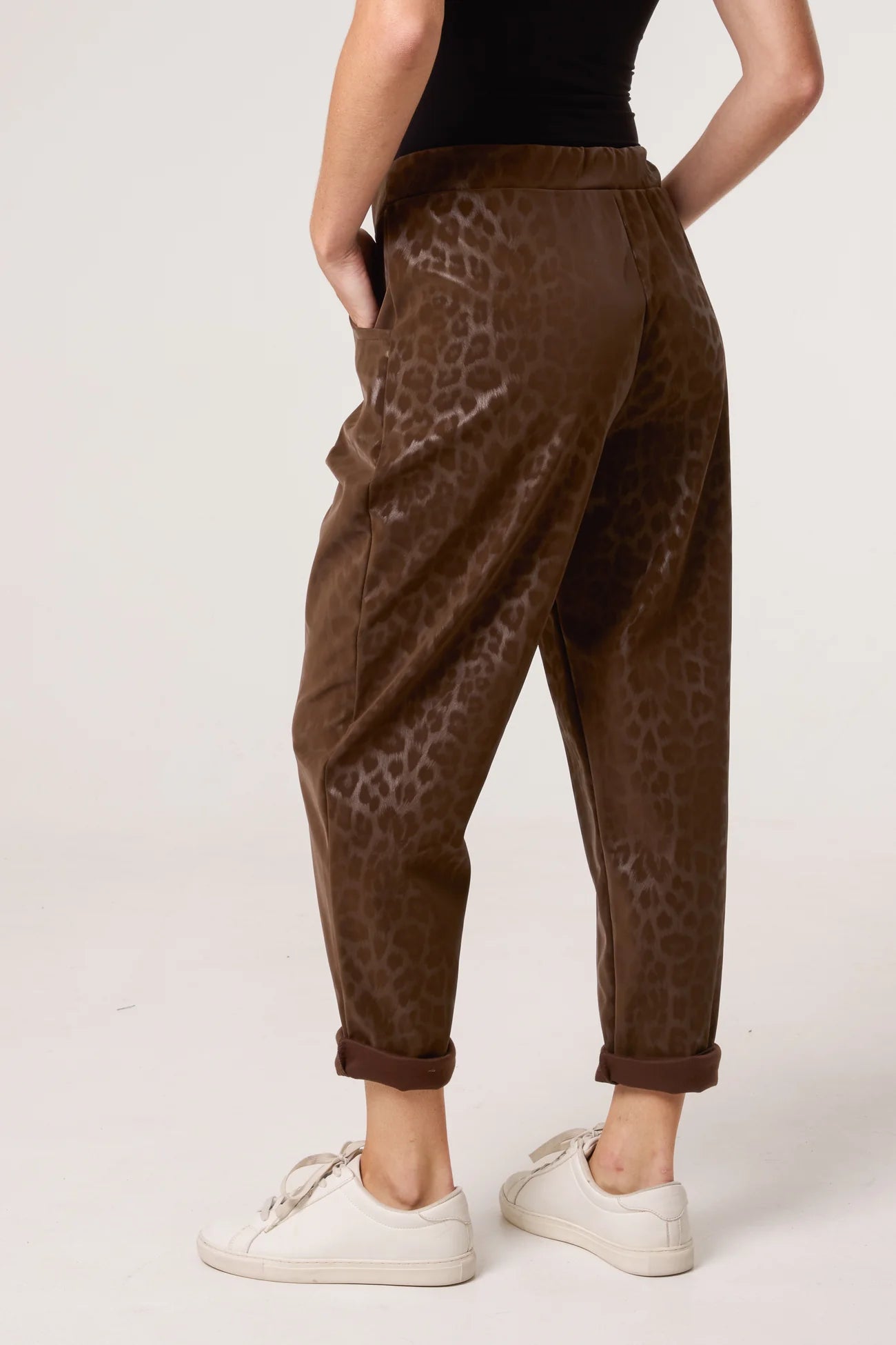 The Zuri Leopard Trousers