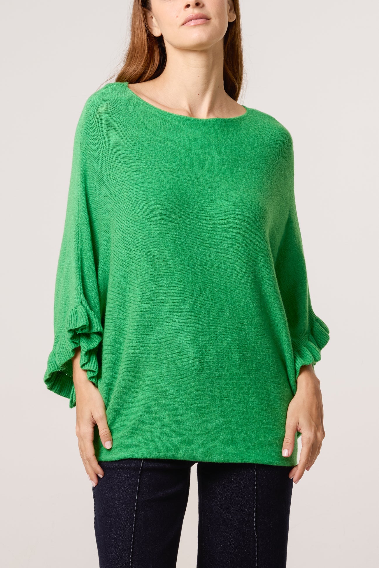 The Livia Ruffle Knit Jumper