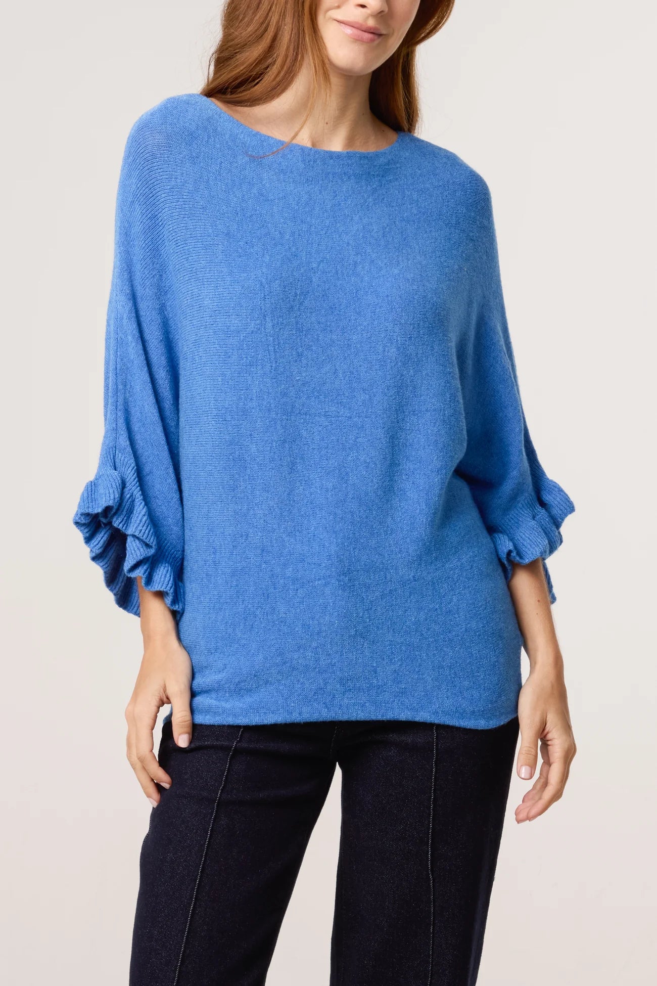 The Livia Ruffle Knit Jumper