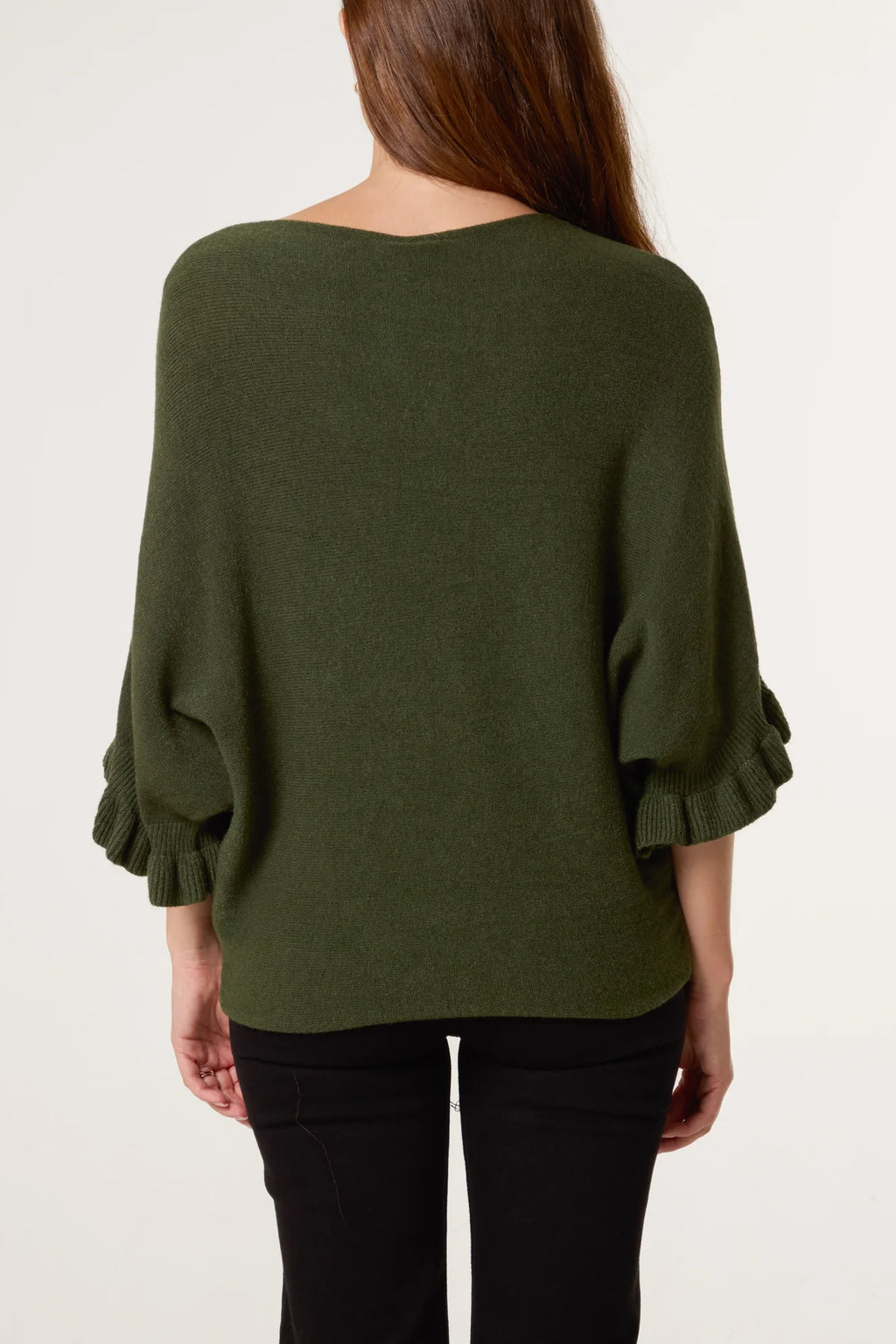 The Livia Ruffle Knit Jumper