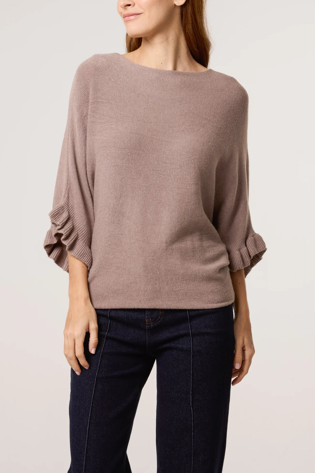 The Livia Ruffle Knit Jumper