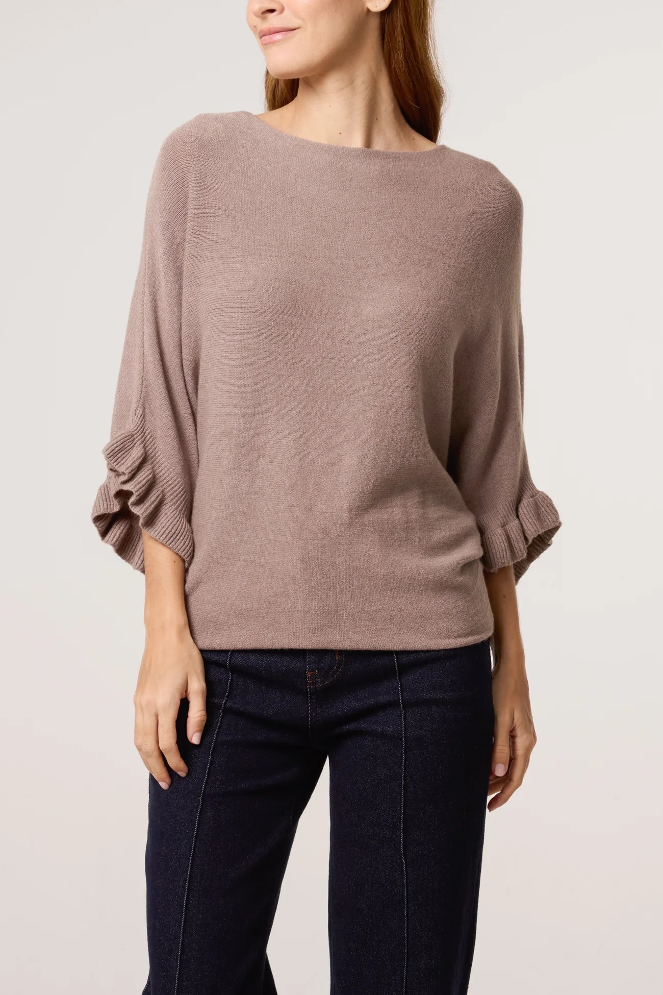 The Livia Ruffle Knit Jumper