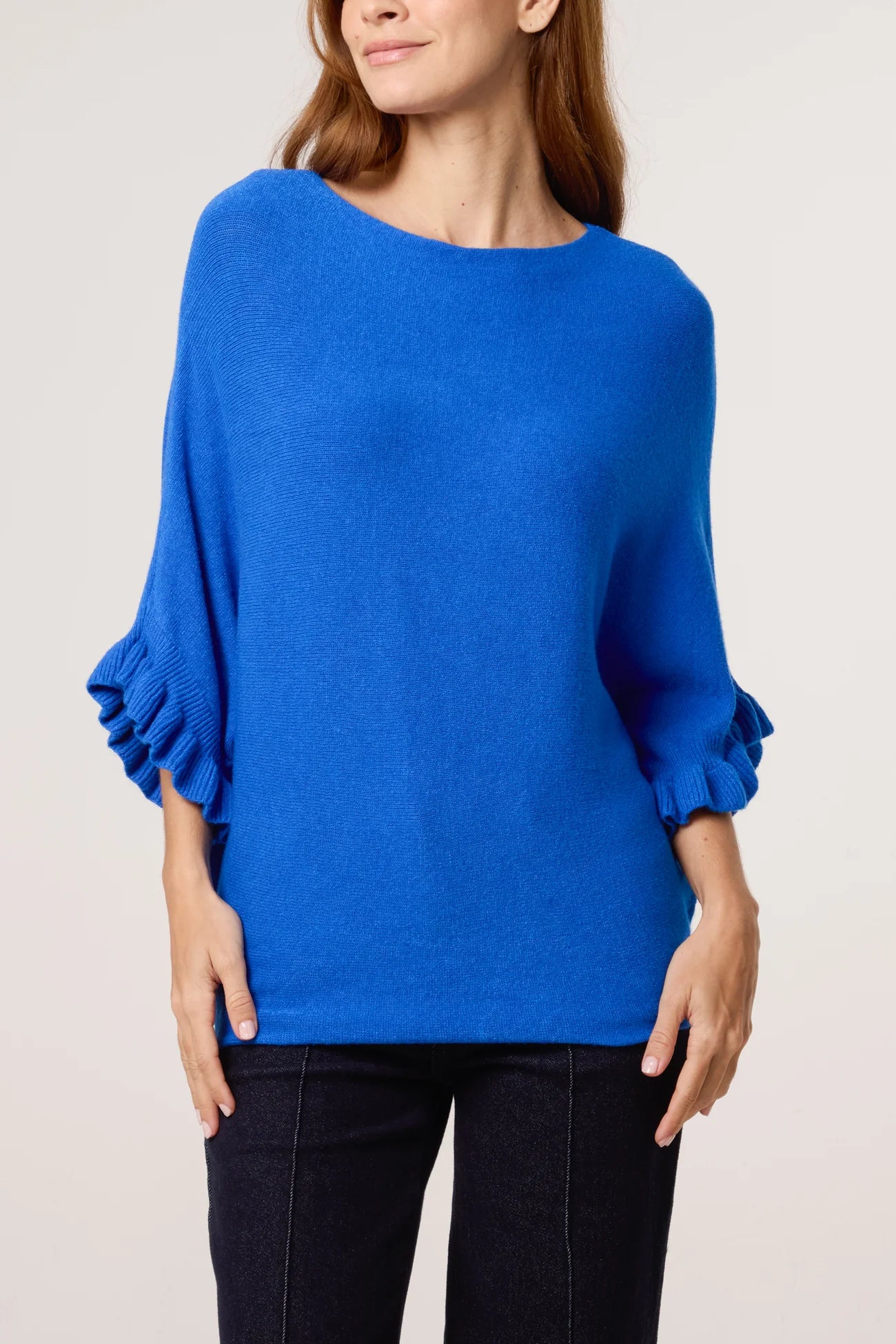 The Livia Ruffle Knit Jumper