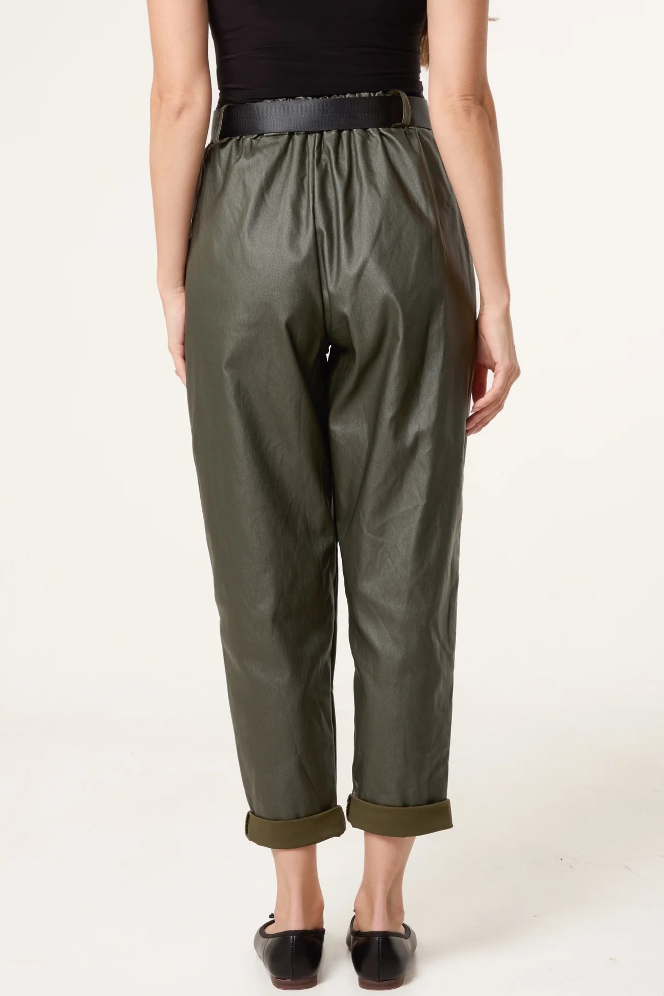 The Jez PU Coated Trousers