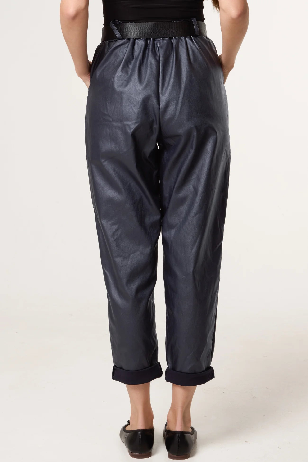 The Jez PU Coated Trousers