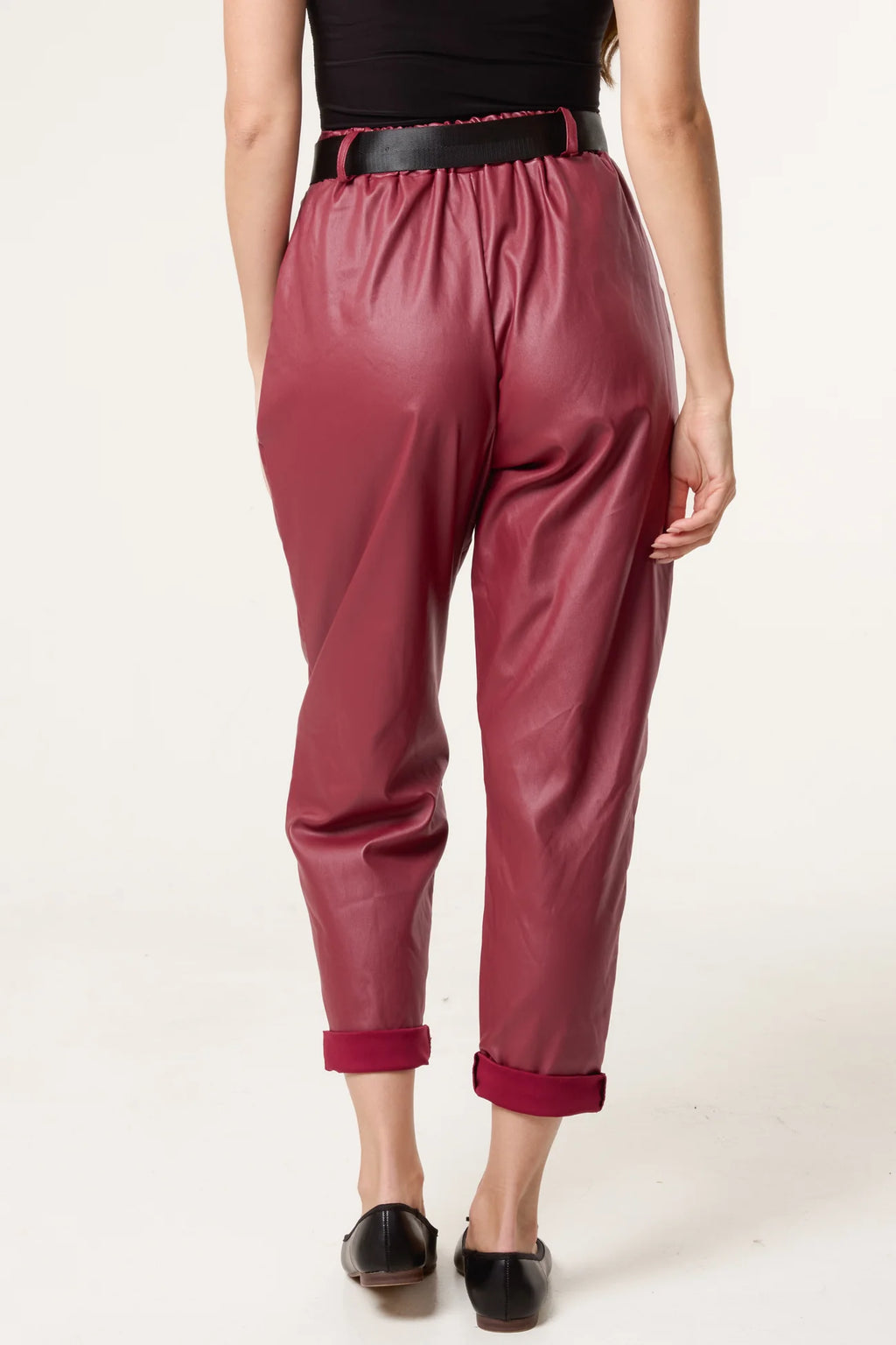 The Jez PU Coated Trousers