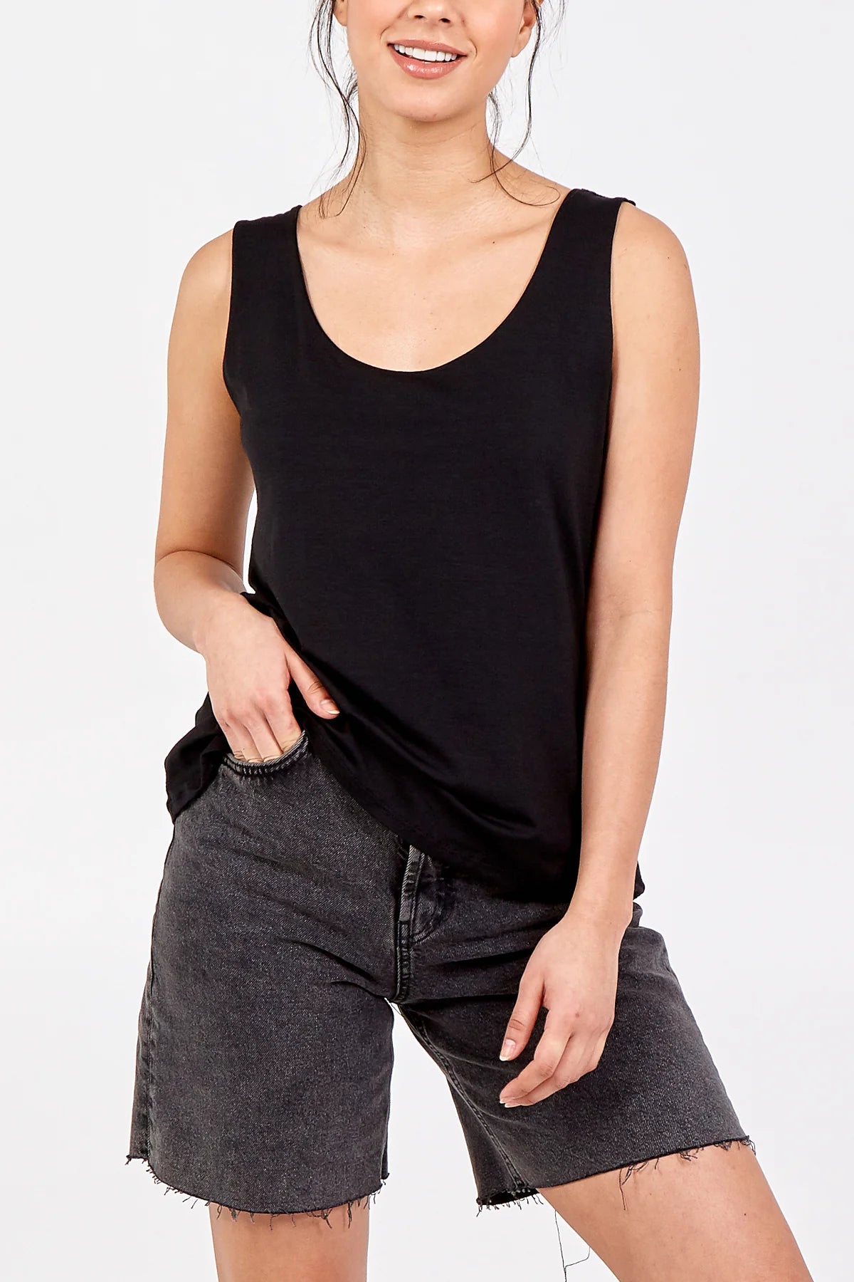 Sienna Scoop Neck Vest