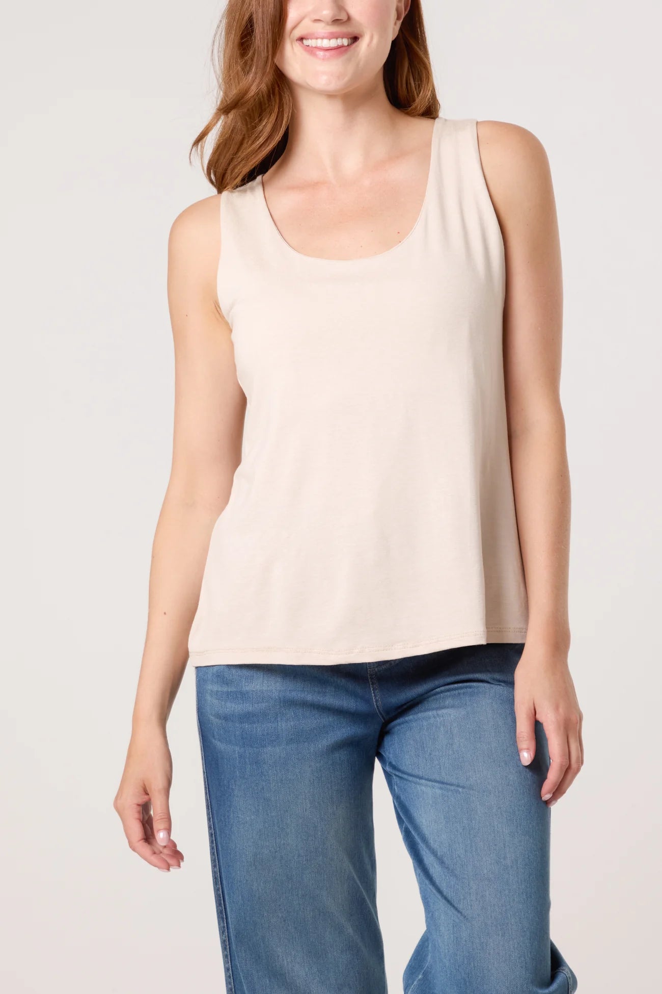 Sienna Curve Scoop Neck Vest