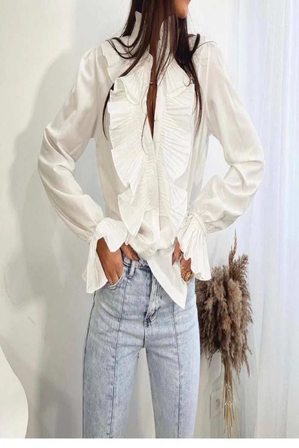 Ruffle Reverie Blouse