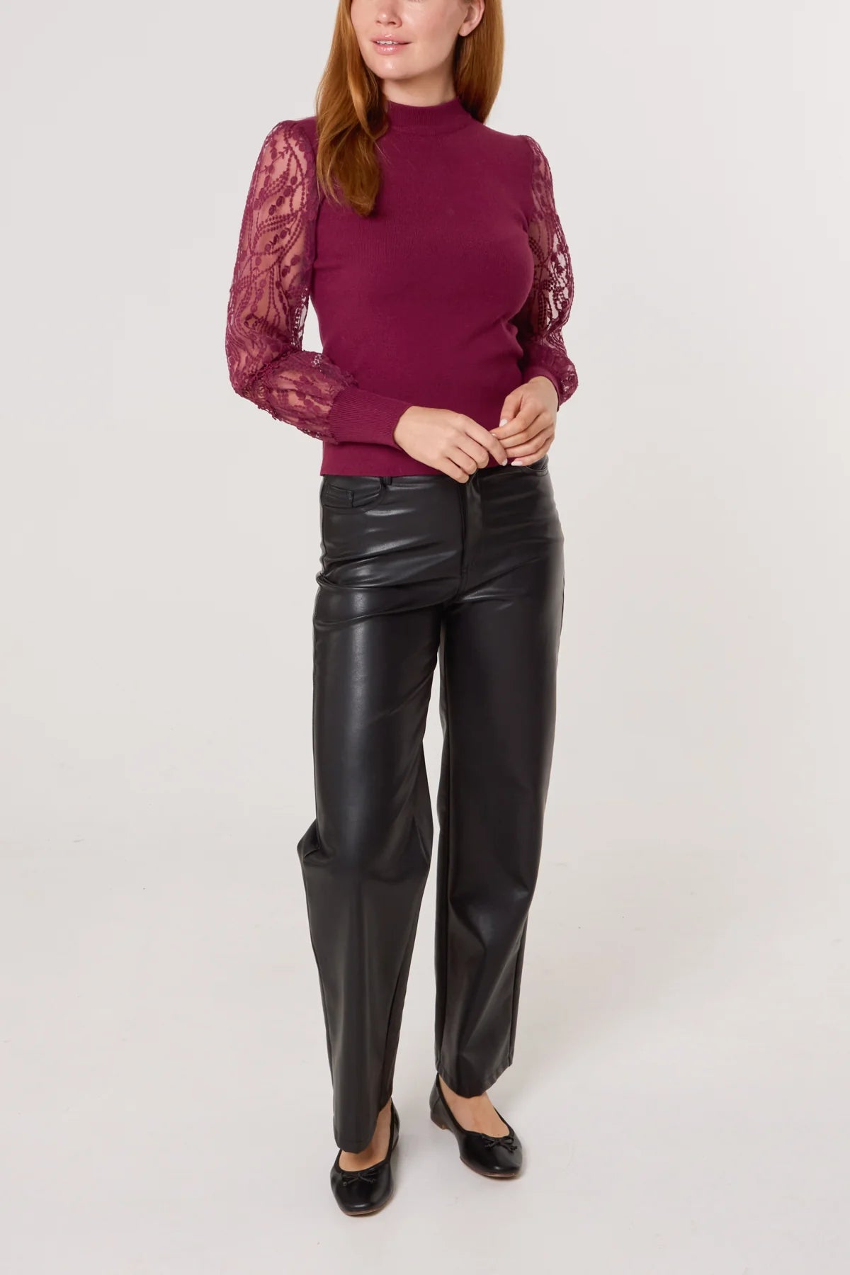 Elysia Mesh Detail Top