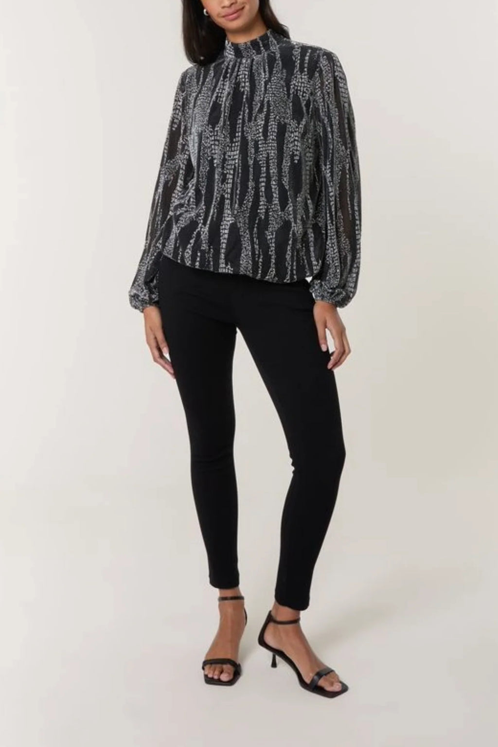 The Serpina Puffball Blouse