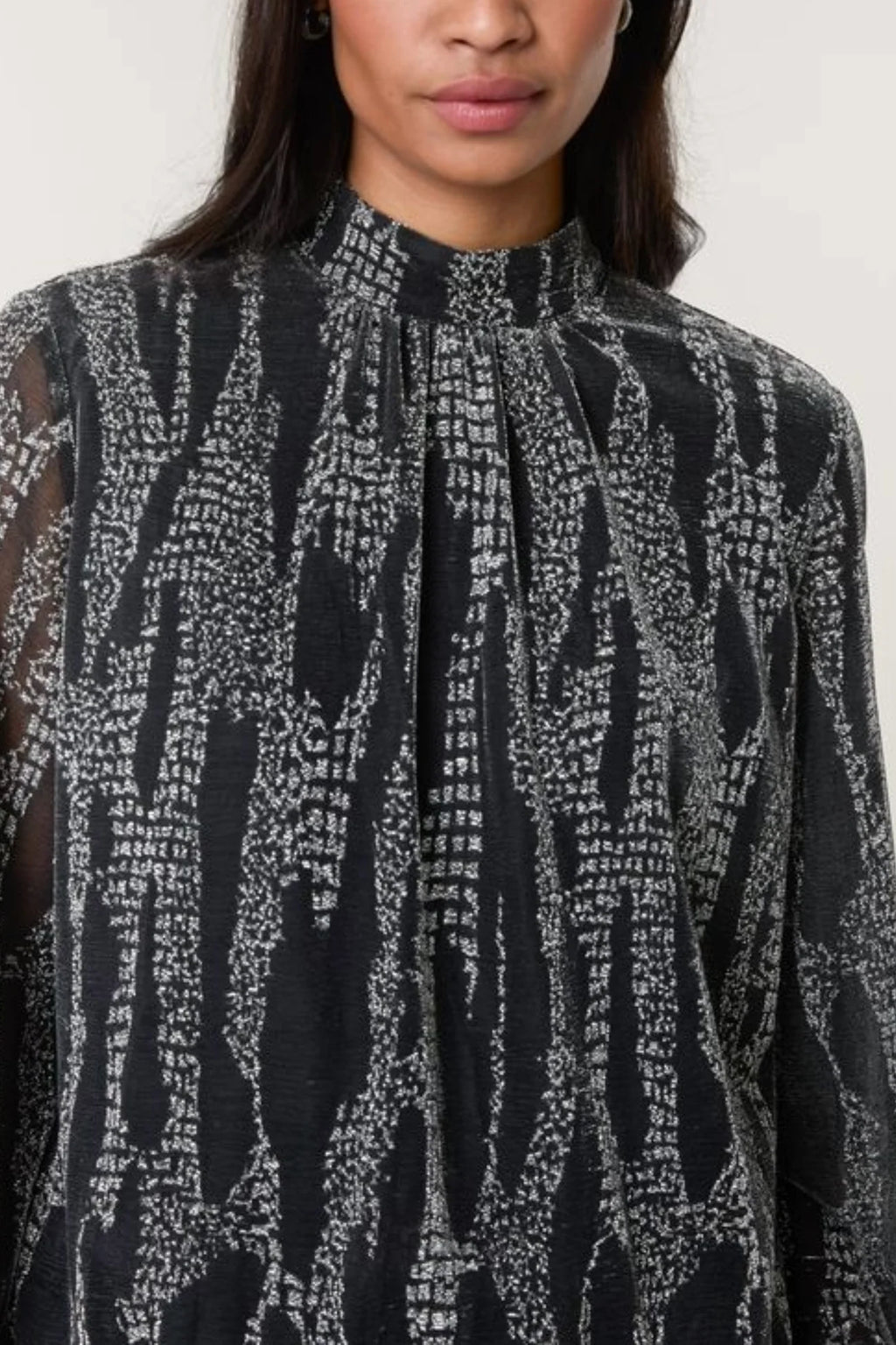 The Serpina Puffball Blouse
