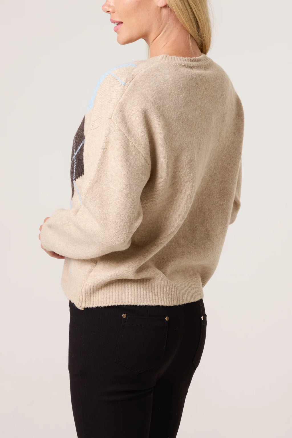 Harlequin Knit Cardigan