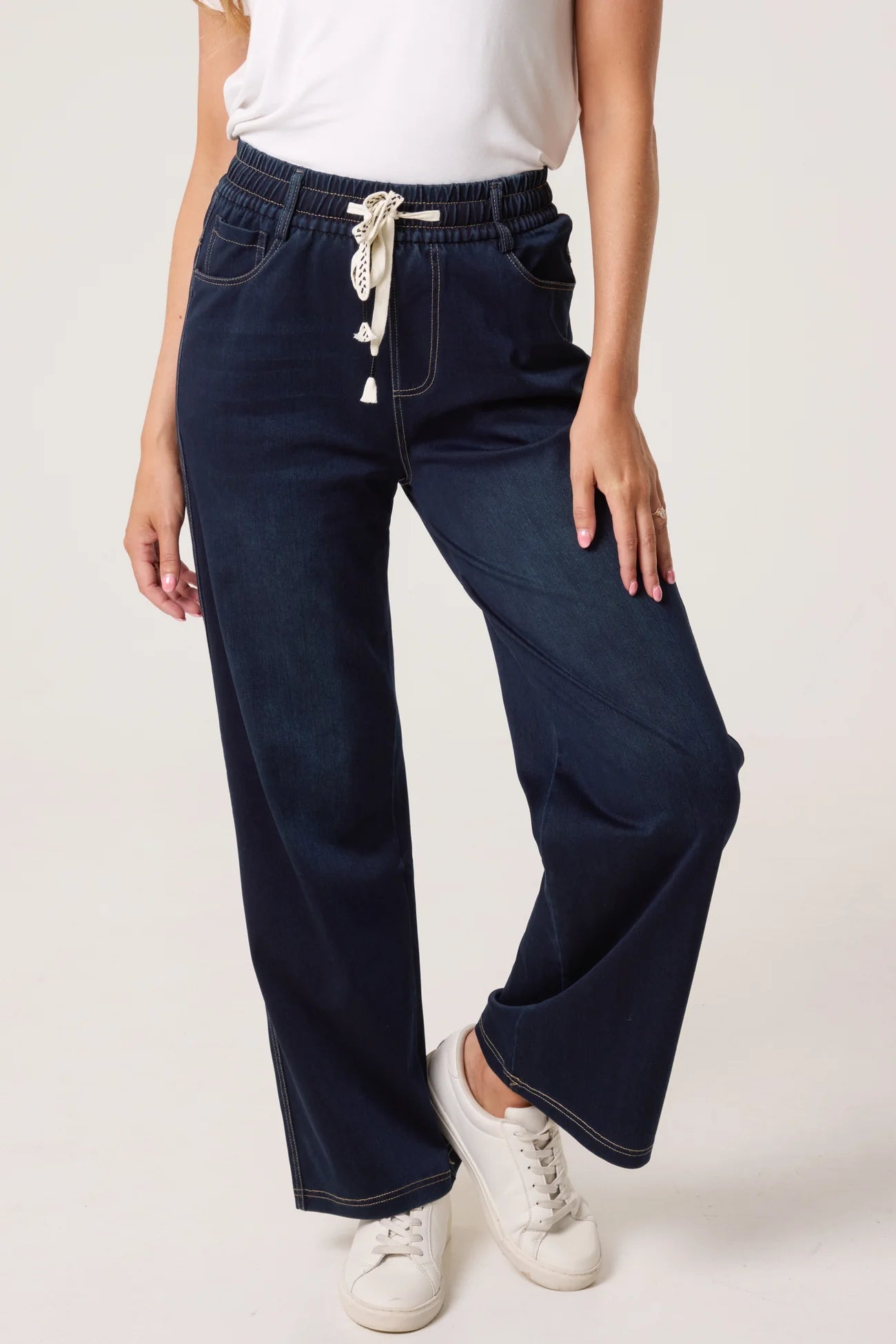 Halcyon Indigo Wide-Leg Jean